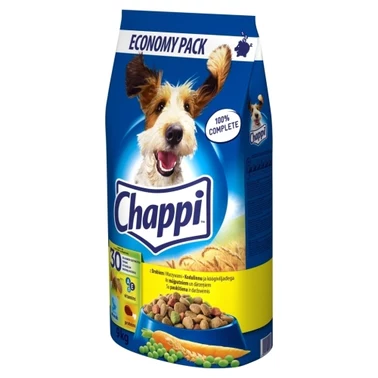 Chappi Sucha karma dla dorosłych psów z drobiem i warzywami 9 kg - 0