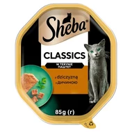 Sheba Classics Mokra karma dla dorosłych kotów w terynie z dziczyzną 85 g