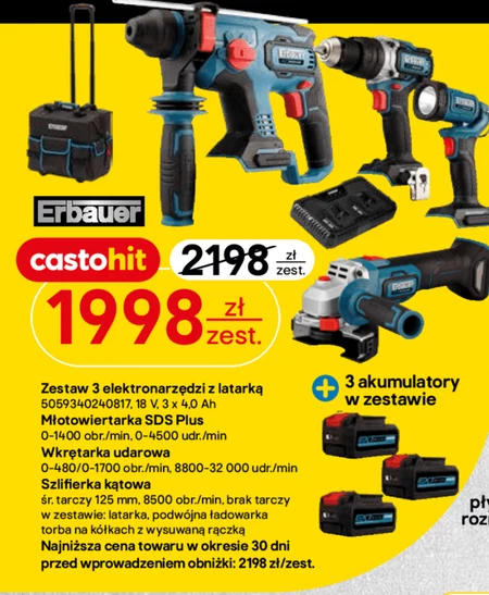 Zestaw elektronarzędzi Erbauer