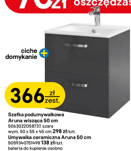 Szafka z umywalką