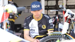 Michael Jepsen Jensen w barwach Falubazu Zielona Góra.