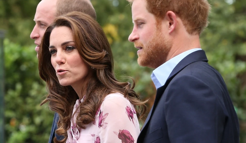 Księżna Kate, książę Harry