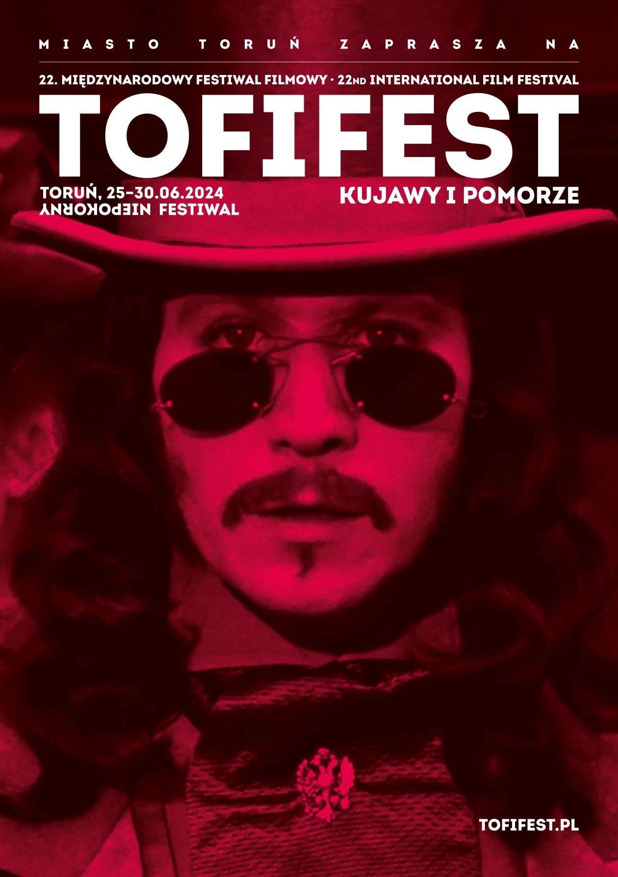 Plakat festiwalu Tofifest 2024 Plakat festiwalu Tofifest 2024