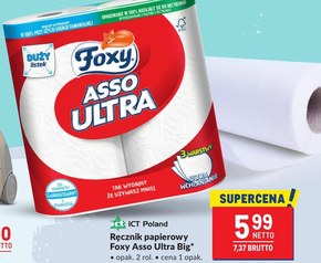Foxy Asso Ultra Ręcznik kuchenny 2 rolki niska cena
