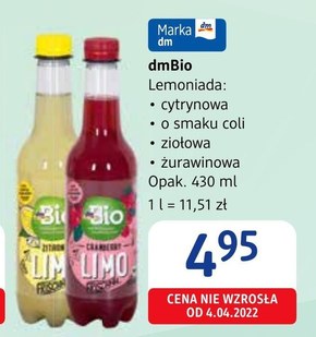 Lemoniada DmBio niska cena
