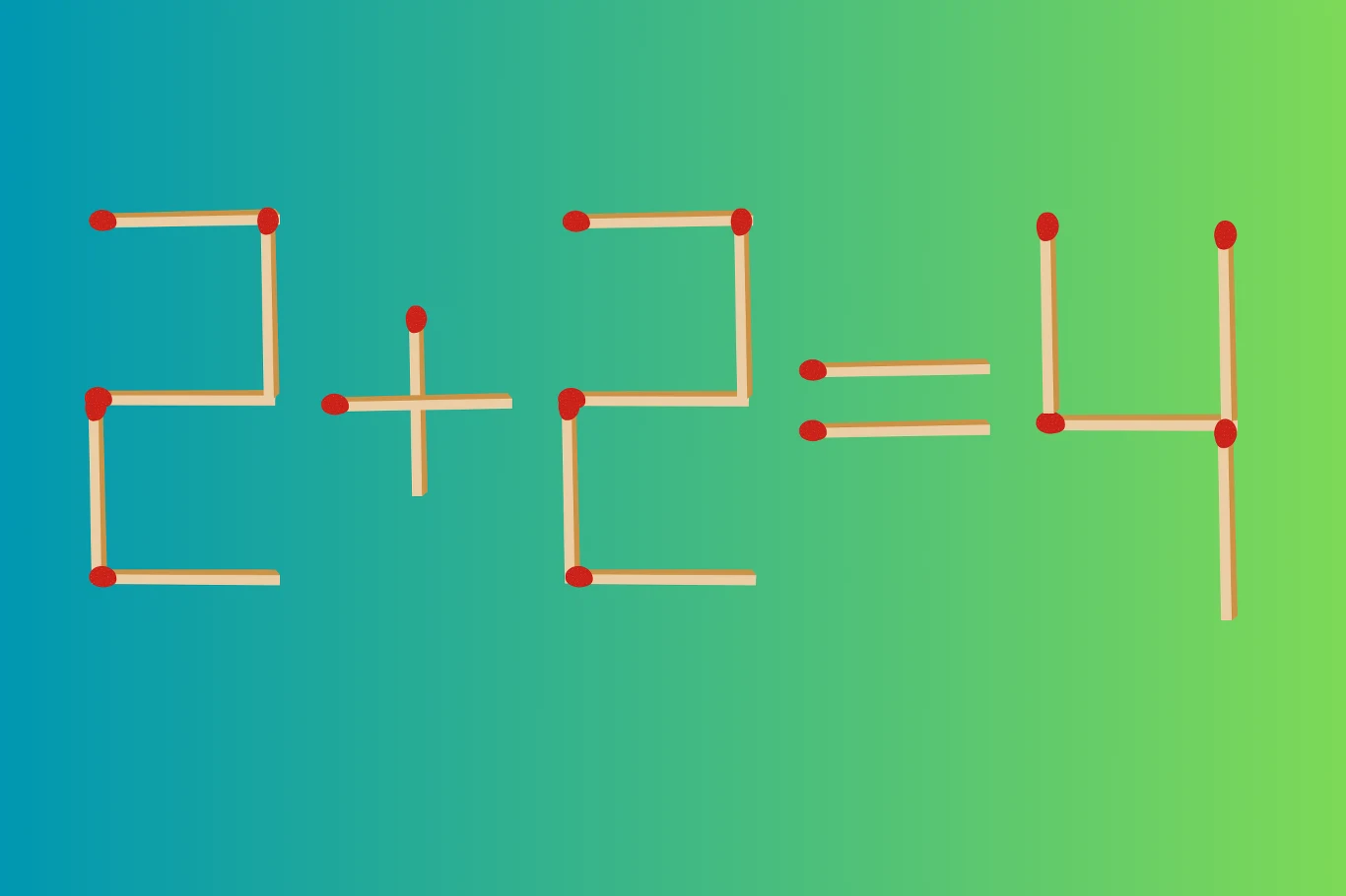 Jeden ruch zapałką, aby ta zagadka została rozwiązana. Przekonaj się sam. 