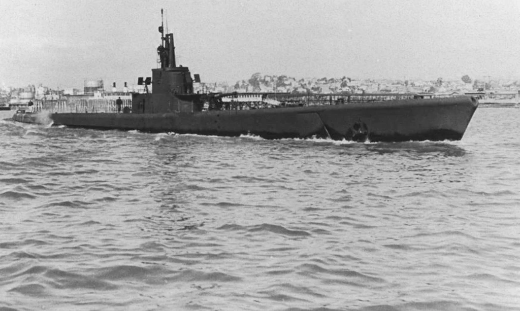 USS Harder (SS-257) na Mare Island 19 lutego 1944 r.