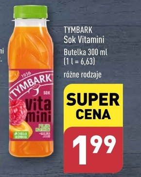 Tymbark Vitamini Sok polska marchew + malina jabłko 300 ml niska cena