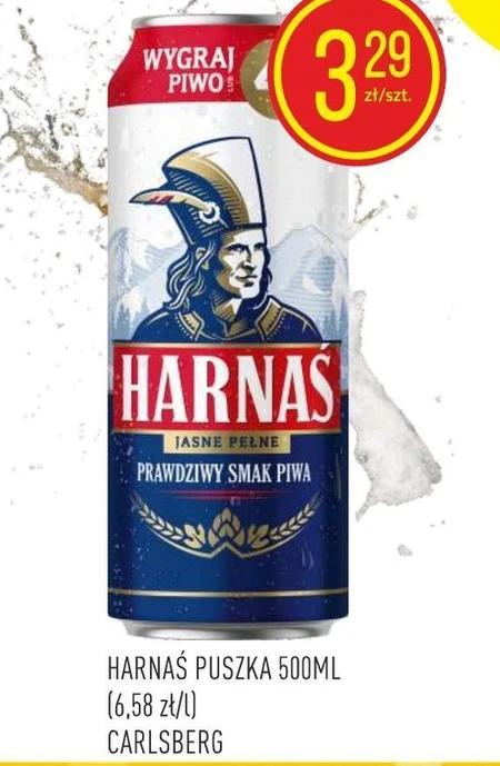 Harnaś Piwo jasne pełne 500 ml