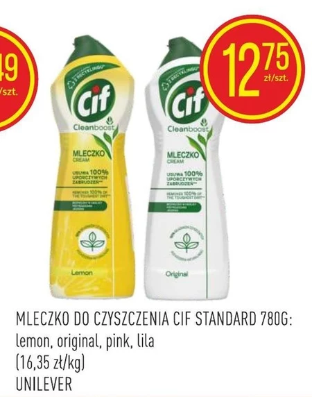 Cif Lemon Mleczko 780 g
