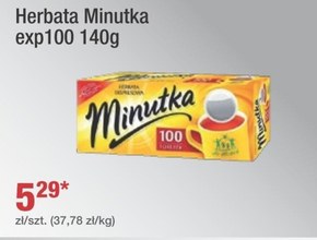 Minutka Herbata czarna 140 g (100 x 1,4 g) niska cena