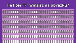 Test na spostrzegawczość: Tylko bystre oko dostrzeże wszystkie litery "F" w mniej niż 10 sekund