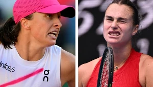 Iga Świątek i Aryna Sabalenka 