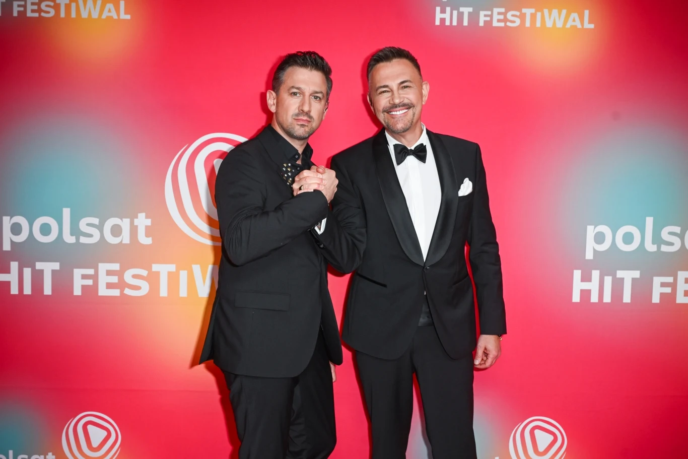 Prowadzący Maciej Rock i Krzysztof Ibisz