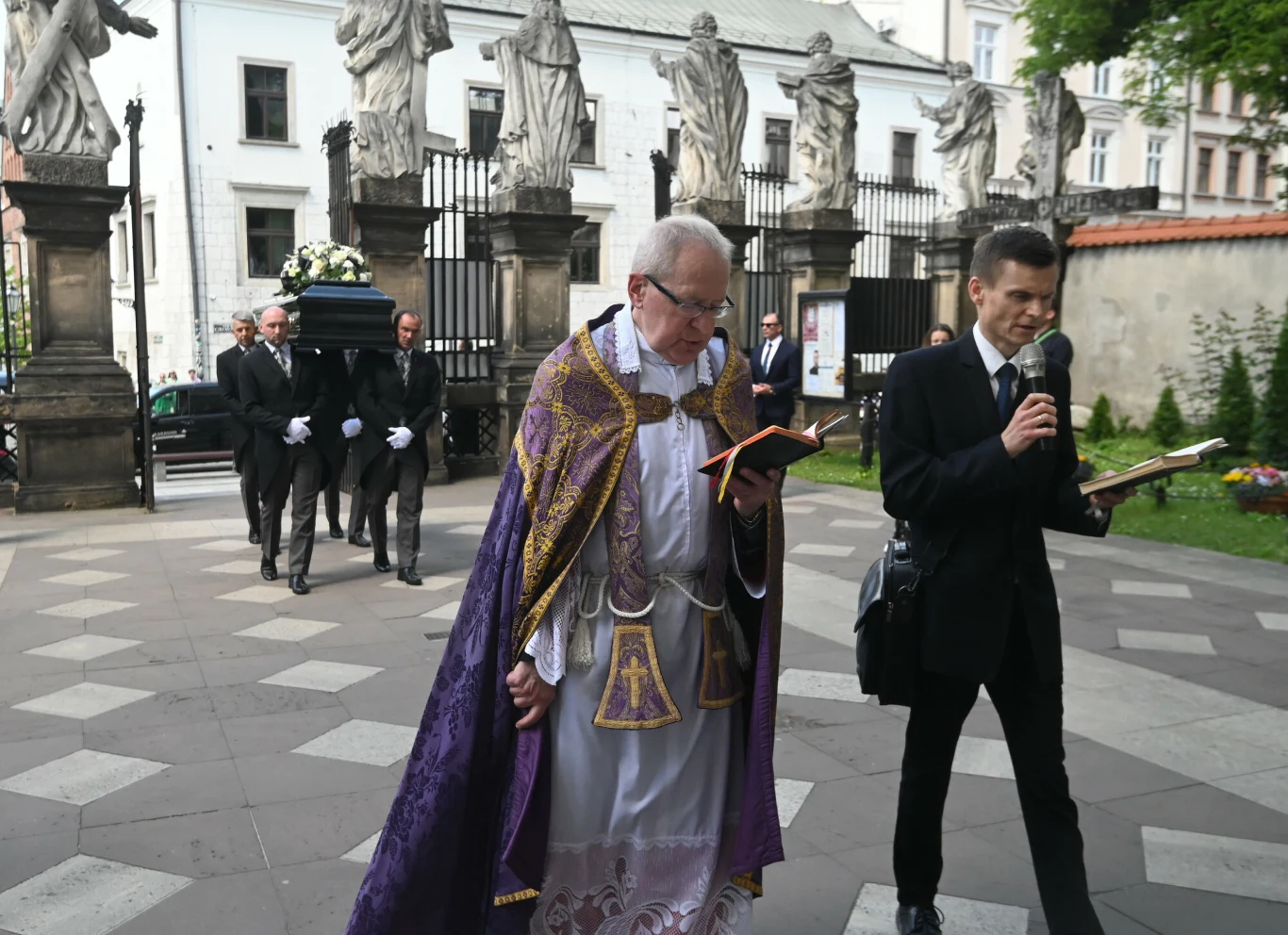 Uroczyste pożegnanie Jana A.P. Kaczmarka w Krakowie Uroczyste pożegnanie Jana A.P. Kaczmarka w Krakowie