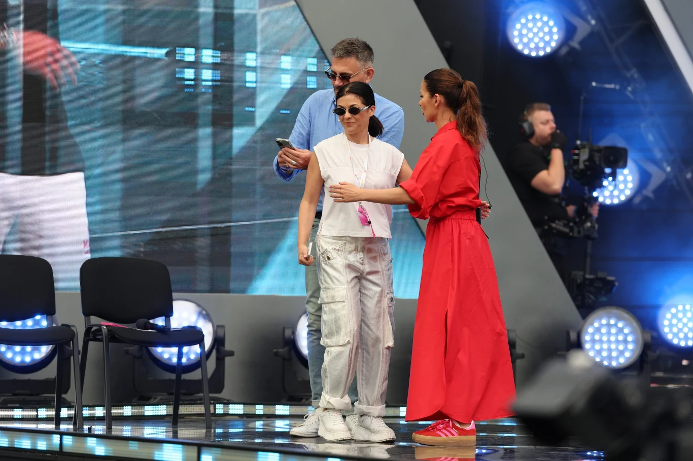 Kasia Cichopek na próbach w Operze Leśnej Kasia Cichopek na próbach w Operze Leśnej