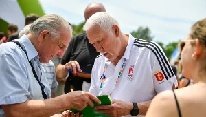 Władysław Kozakiewicz był jednym z gości Pikniku Olimpijskiego