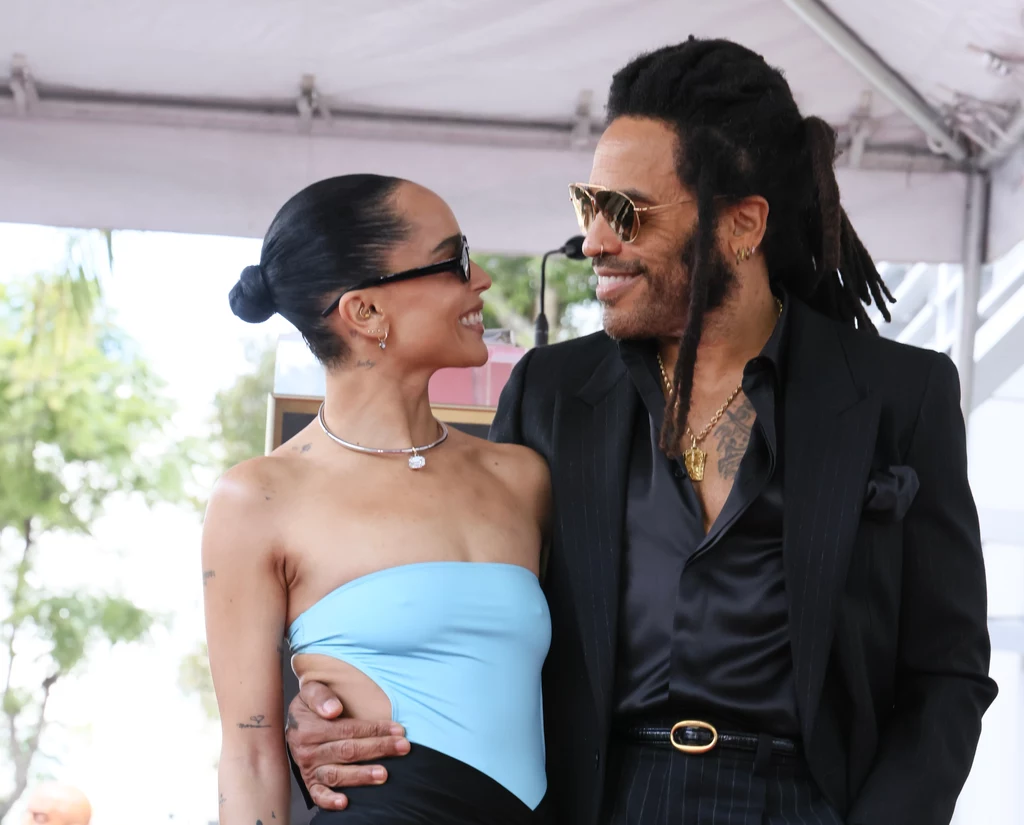 Lenny Kravitz z córką Zoe Kravitz