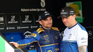 Bartosz Zmarzlik z Dawidem Lampartem.