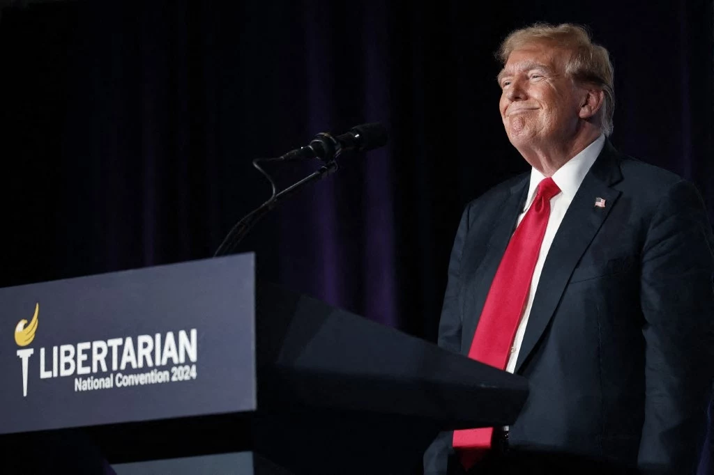 Donald Trump wybuczany i wygwizdany na konwencji libertarian Donald Trump wybuczany i wygwizdany na konwencji libertarian