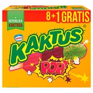 Kaktus Pop! Lody wodne o smaku malinowym i jagodowym 405 ml (9 sztuk)