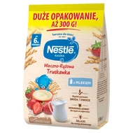 Nestlé Kaszka mleczno-ryżowa truskawka po 6. miesiącu 300 g