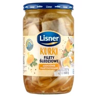 Lisner Filety śledziowe łagodnie marynowane kurki 600 g