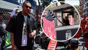 Kylian Mbappe podczas GP Monako