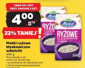 Płatki ryżowe Melvit niska cena