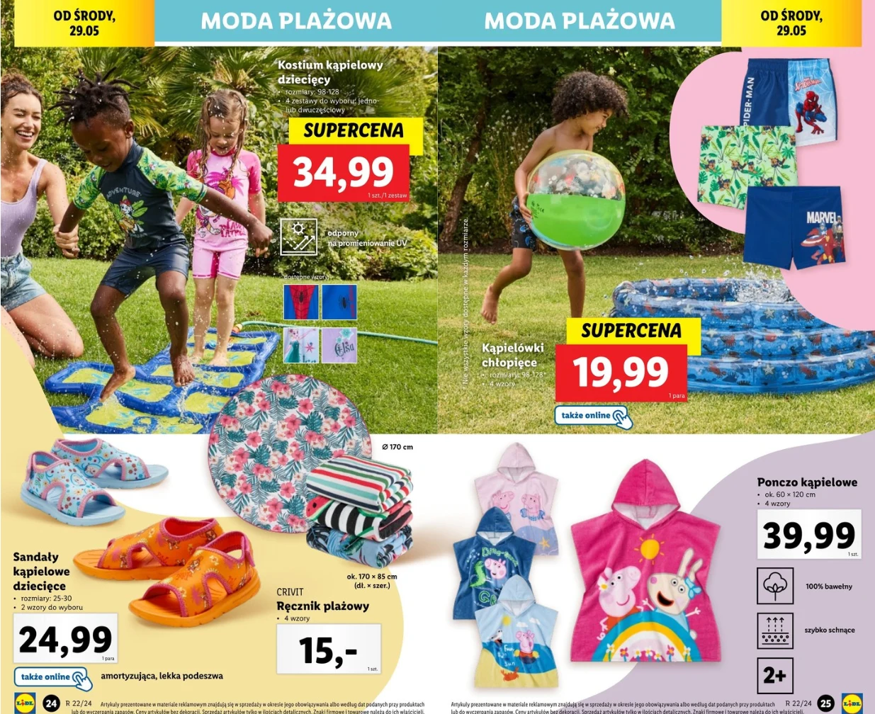 Kostiumy kąpielowe i nie tylko dla dzieci! 