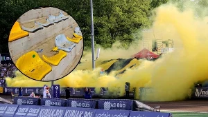 Zadyma na stadionie, policja reaguje. Kibice będą mieli poważne problemy