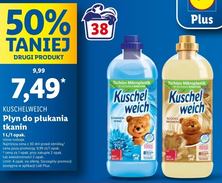 Płyn do płukania tkanin Kuschelweich