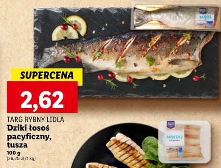 Łosoś Targ rybny Lidla