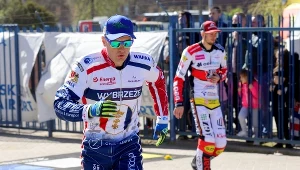 Krzysztof Kasprzak szykuje się do startu.