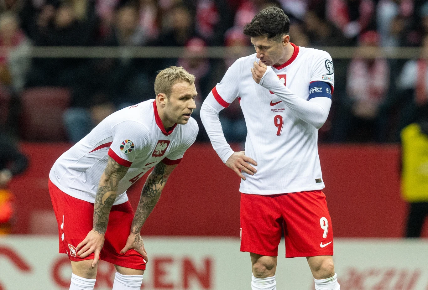 Tymoteusz Puchacz i Robert Lewandowski