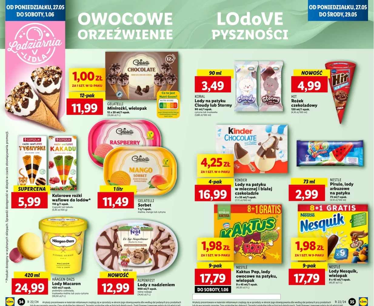 Lodowe klasyki w Lidlu! Lodowe klasyki w Lidlu!
