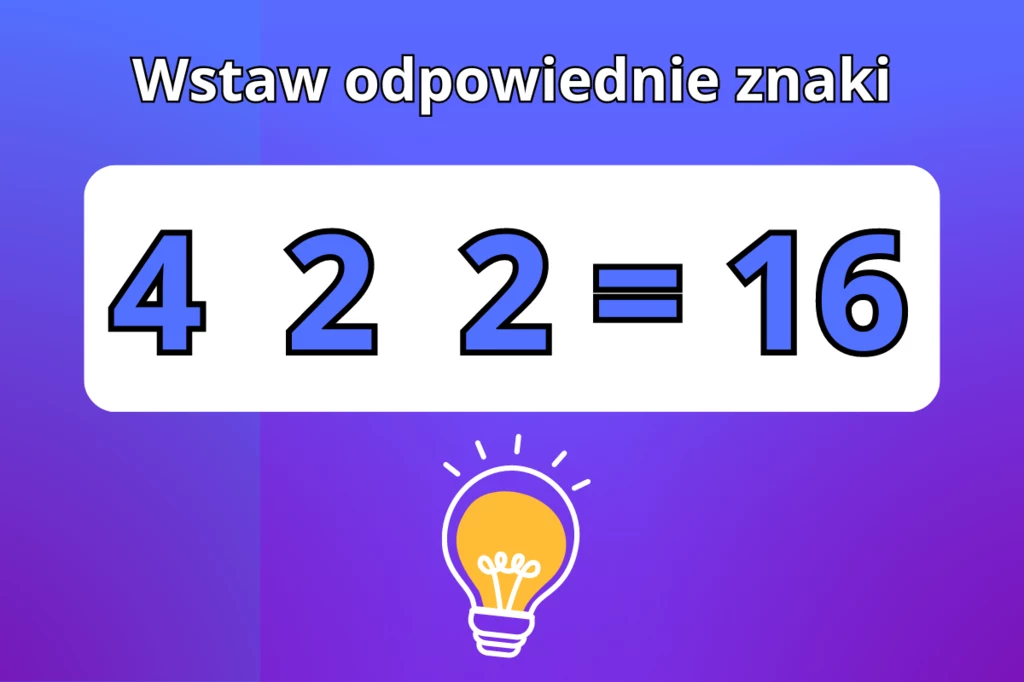 Czy uda ci się poradzić z naszą zagadką w mniej niż 10 sekund?