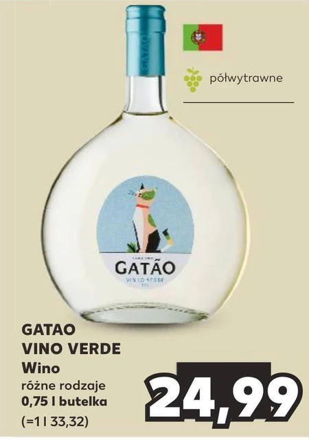 Wino półwytrawne Gatao