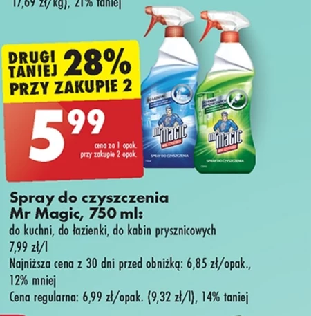 Spray do kabin prysznicowych Mr Magic