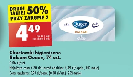 Chusteczki higieniczne Queen