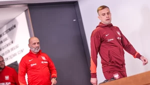 Kamil Grosicki i selekcjoner Michał Probierz