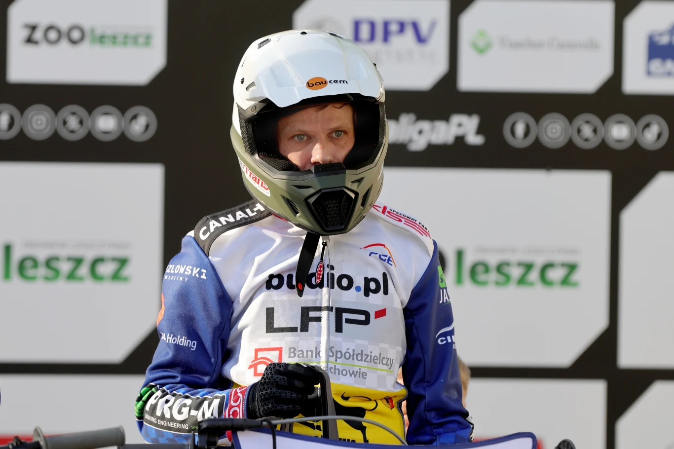 Janusz Kołodziej gotowy do biegu.