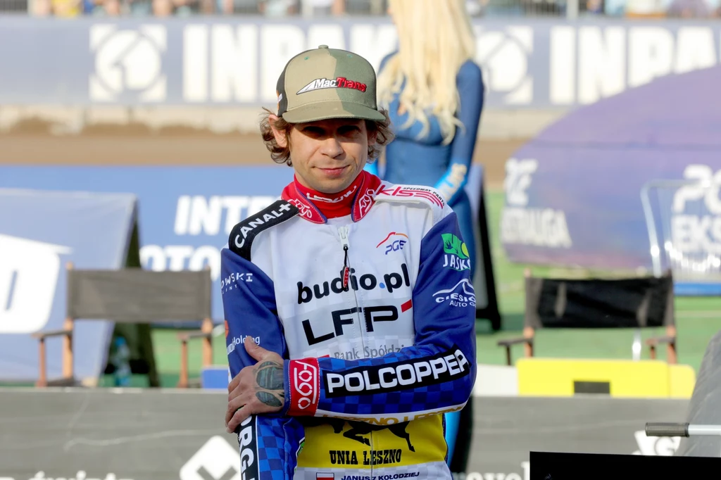Janusz Kołodziej na prezentacji zespołu. Janusz Kołodziej na prezentacji zespołu.