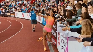 Ewa Swoboda wiele czasu poświęciła fanom w Ostrawie