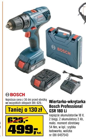Wiertarko-wkrętarka Bosch niska cena