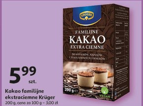 Krüger Familijne kakao extra ciemne 200 g niska cena