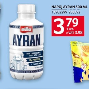 Müller Ayran Napój mleczny na bazie jogurtu 500 ml niska cena