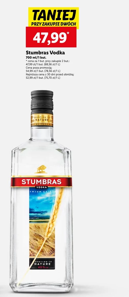 Stumbras Wódka 0,7 l