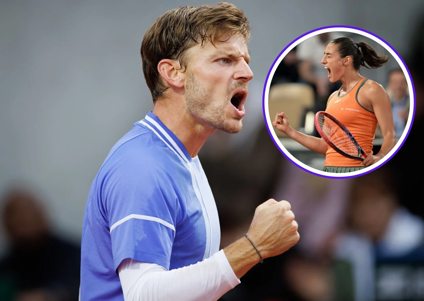 Caroline Garcia z klasą zareagowała na to, co publiczność zgotowała Davidowi Goffinowi Caroline Garcia z klasą zareagowała na to, co publiczność zgotowała Davidowi Goffinowi