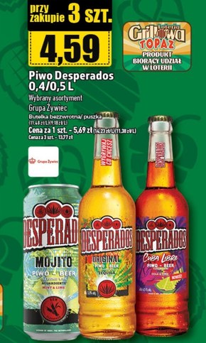 Desperados Red Piwo 400 ml niska cena